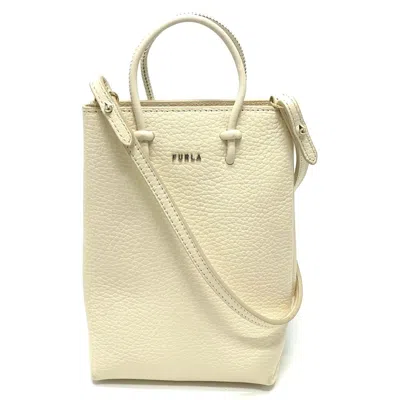 Pre-owned Furla Beige Leather Shoulder Bag ()