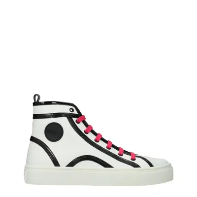 Furla Beige Leather Sneakers