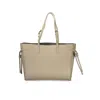 Furla Beige Leather Women Handbag In Neutral