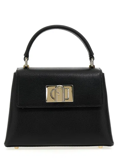 FURLA BLACK 1927 MINI HANDBAG
