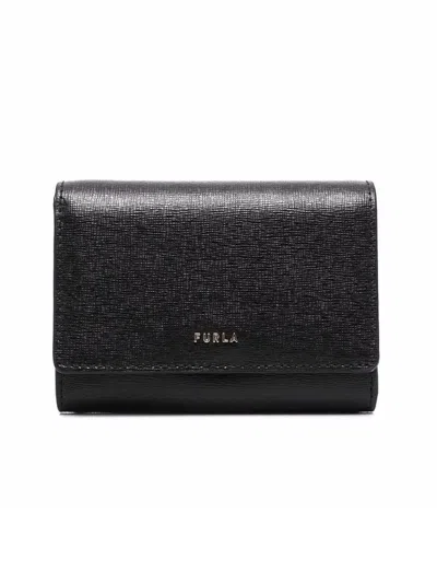 FURLA FURLA BABYLON M COMPACT WALLET,WP00081.B30000 O6000 BLACK