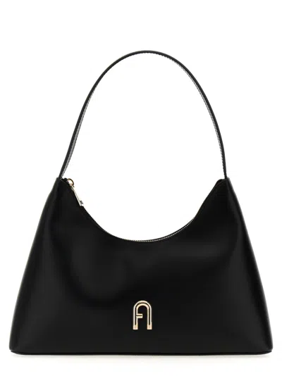 FURLA BLACK DIAMANTE S SHOULDER BAG