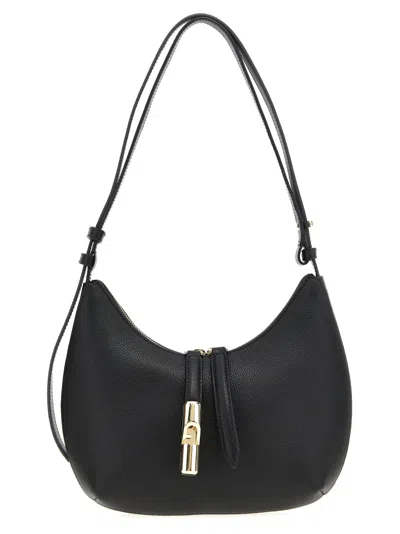 Furla Black Goccia S Shoulder Bag