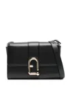 Furla Black Leather Bags In Black