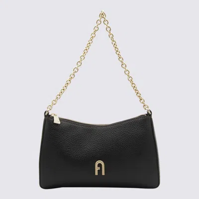 Furla Black Leather Primula Shoulder Bag