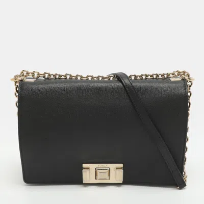 Pre-owned Furla Black Leather Shoulder Bag