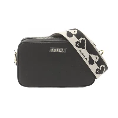 Pre-owned Furla Black Leather Shoulder Bag ()