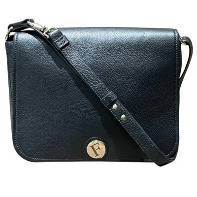 Pre-owned Furla Black Leather Shoulder Bag ()