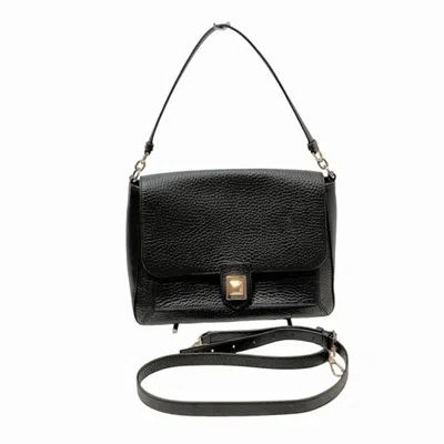 Pre-owned Furla Black Leather Shoulder Bag ()