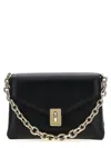 Furla Adjustable Chain Strap Gold-tone Hardware Shoulder Bag In Black
