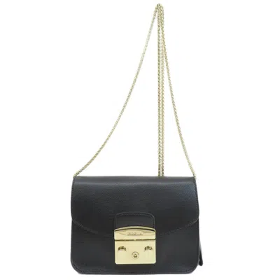 Pre-owned Furla Black Pvc Shoulder Bag ()