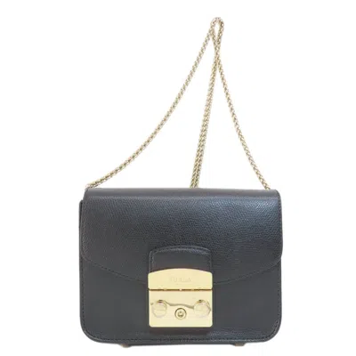 Pre-owned Furla Black Pvc Shoulder Bag ()