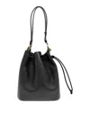 Furla Sfera Small Bucket Bag And Shoulder Bag In Black