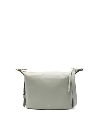 Furla Medium Nuvola Shoulder Bag In Light Green