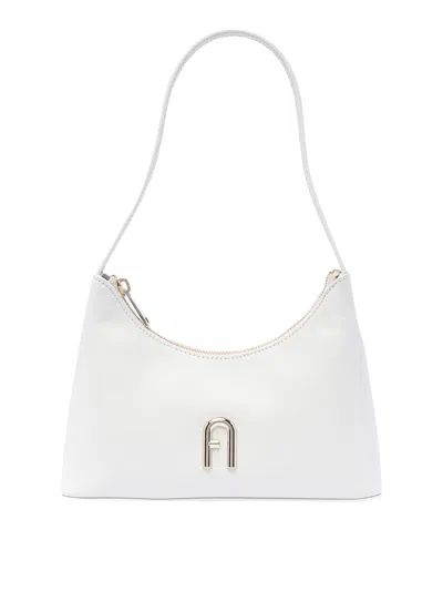 Furla Mini Diamante Shoulder Bag In White