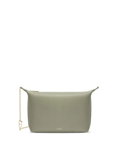 Furla Agave Leather Bag In Multicolour