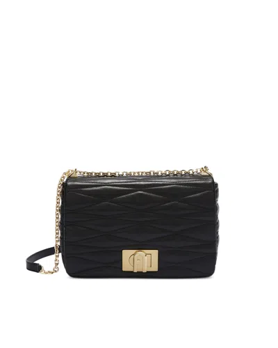FURLA FURLA 1927 M BLACK SHOULDER BAG