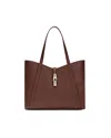 Furla Borsa Goccia L Tote Cioccolato In Brown