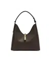 Furla Shopping Bag Goccia M Choco In Pelle In Brown