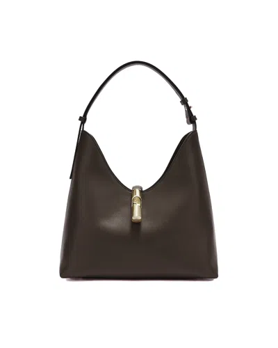 FURLA BORSA GOCCIA M HOBO MARRONE