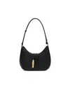 Furla Hobo Bag Goccia M In Leather Color Black In Black