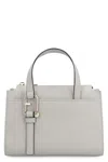 Furla Boston S Leather Handbag In S Cenere