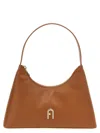 Furla Brown Diamante S Shoulder Bag In Brown