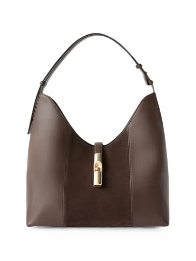 Furla Brown Leather Hobo Bag