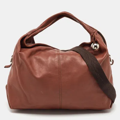 Pre-owned Furla Brown Leather Shoulder Bag