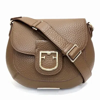 Pre-owned Furla Brown Leather Shoulder Bag ()