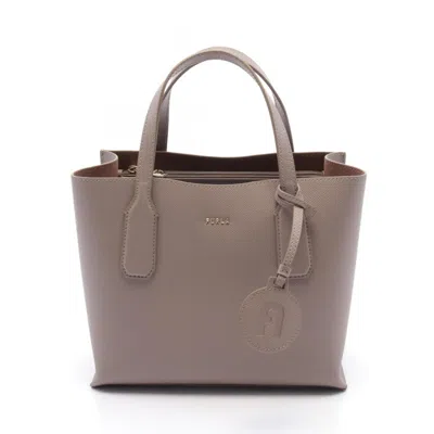 Pre-owned Furla Brown Leather Tote Bag ()