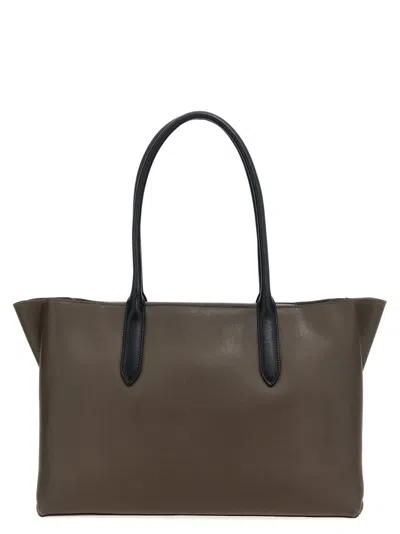 FURLA BROWN MERIDIANA LARGE TOTE