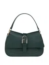 Furla Buckle-fastening Top-handle Bag In Green