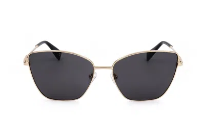 Furla Butterfly Frame Sunglasses In Gold