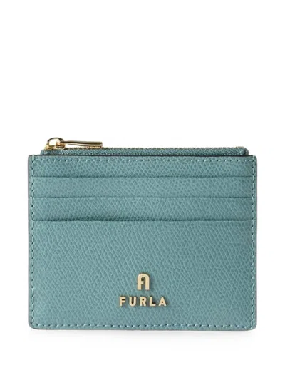 Furla Camelia Card Case S In Blue