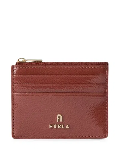 Furla Camelia Card Case S In Brown