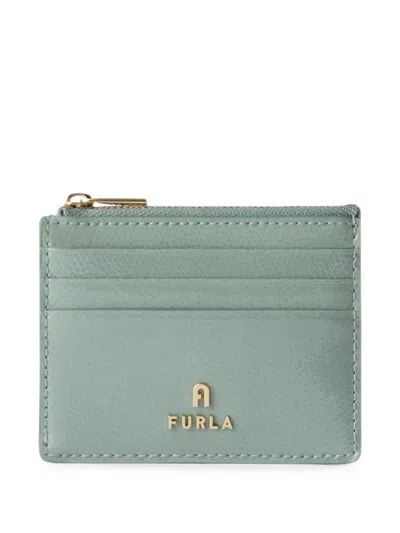 Furla Camelia Card Case S In Green