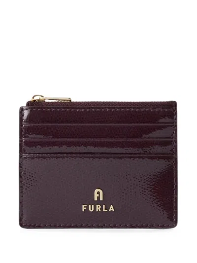Furla Camelia Card Case S In Purple