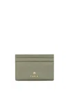 Furla Camelia Card Holder In Green