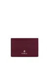 Furla Camelia Card Holder In Red