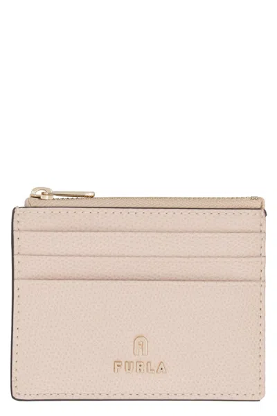 Furla Camelia Card Holder In White