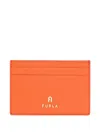 Furla Camelia Cardholder In Orange