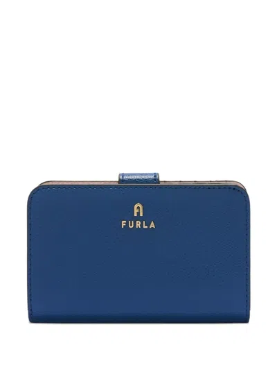 Furla Camelia Compact Wallet In Blue