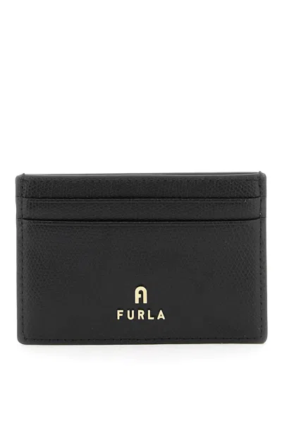 Furla Camelia Credit Card Holder In Nero (black)
