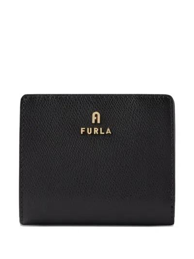 Furla Camelia Grained-leather Wallet In Red