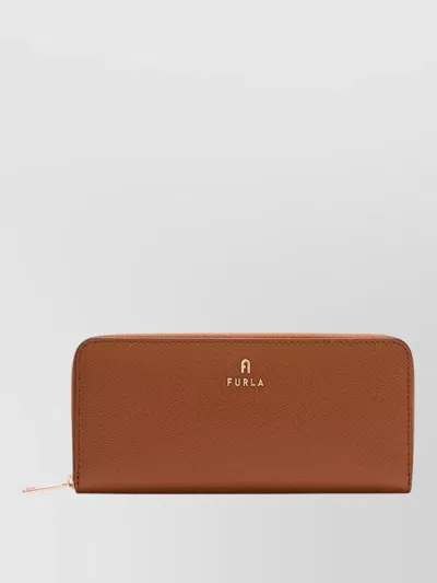 Furla Camelia Large Purse Cardholder Gold Tone