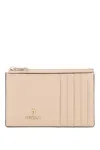 Furla Camelia Leather Cardholder In Blush Pink