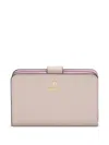 Furla Camelia Leather-trimmed Wallet In Pink