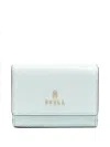 Furla Camelia Leather Wallet In Blue