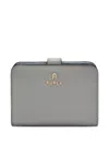 Furla Camelia Leather Wallet In Gray